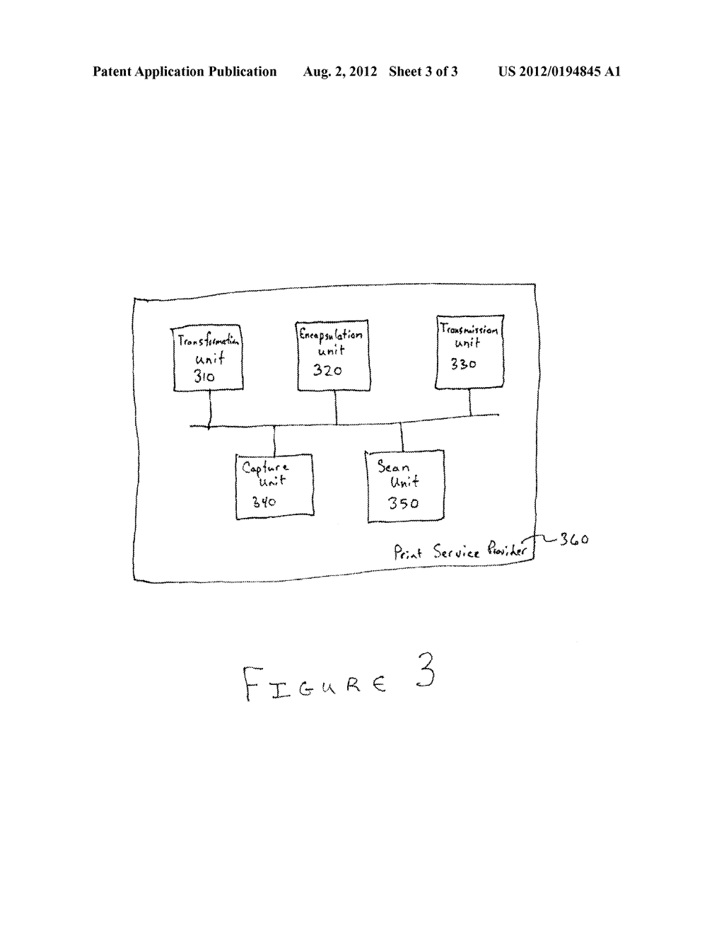 METHOD FOR TRANSFORMING AND TRANSPORTING PRINTER DATA OVER THE INTERNET IN     A SECURE AND RELIABLE MANNER - diagram, schematic, and image 04
