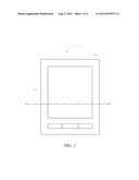 HAND-HELD TABLET ELECTRONIC DEVICE WITH SLANTED FRONT FACE diagram and image