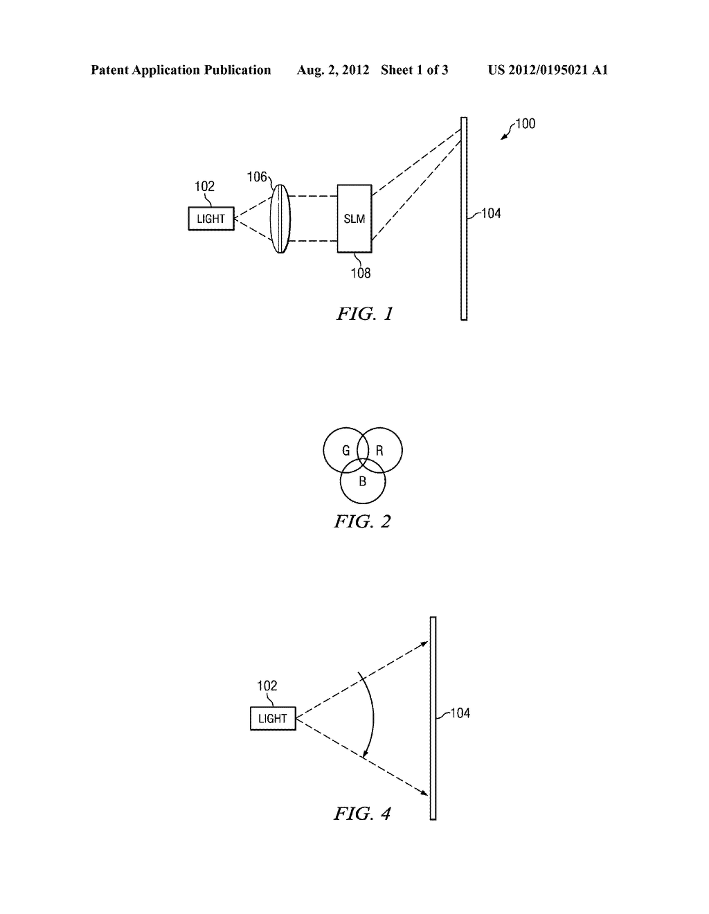 Rear Projection Display Using Laser Excited Photoluminescence - diagram, schematic, and image 02