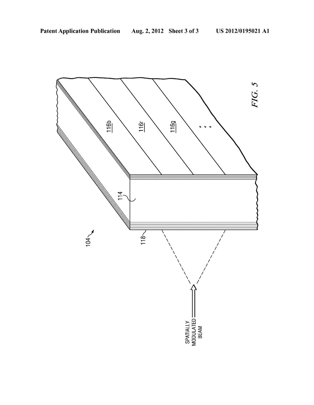 Rear Projection Display Using Laser Excited Photoluminescence - diagram, schematic, and image 04