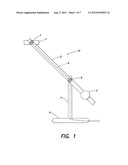 LIGHTING FIXTURE WITH ADJUSTING WEIGHT STRUCTURE diagram and image