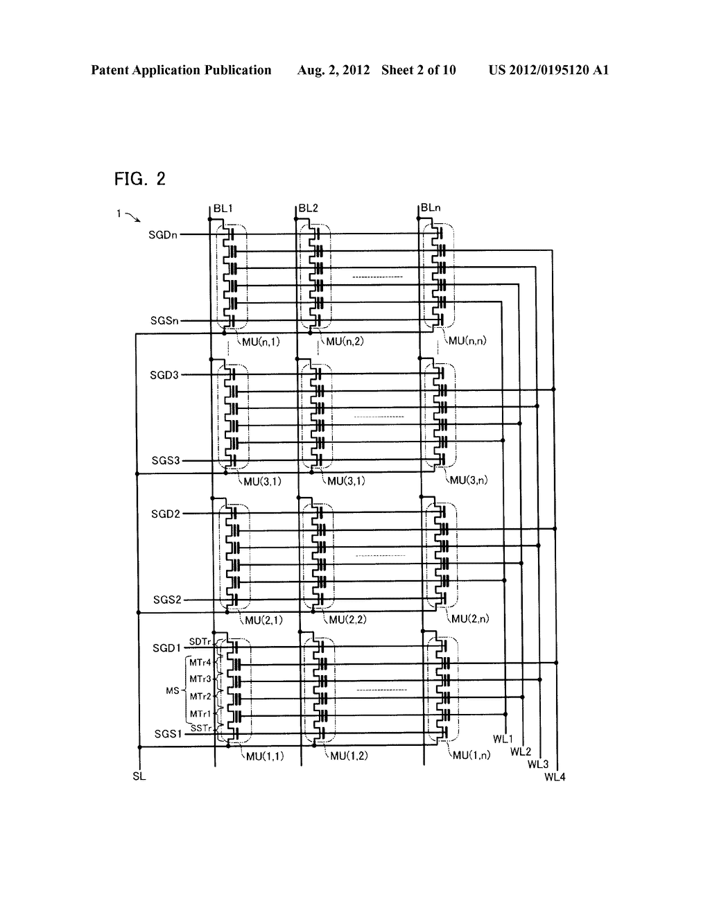 NONVOLATILE SEMICONDUCTOR MEMORY DEVICE - diagram, schematic, and image 03