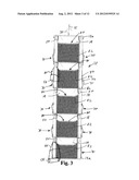 CAROUSEL ORGANIZER WITH STRAPPED SHELVES diagram and image