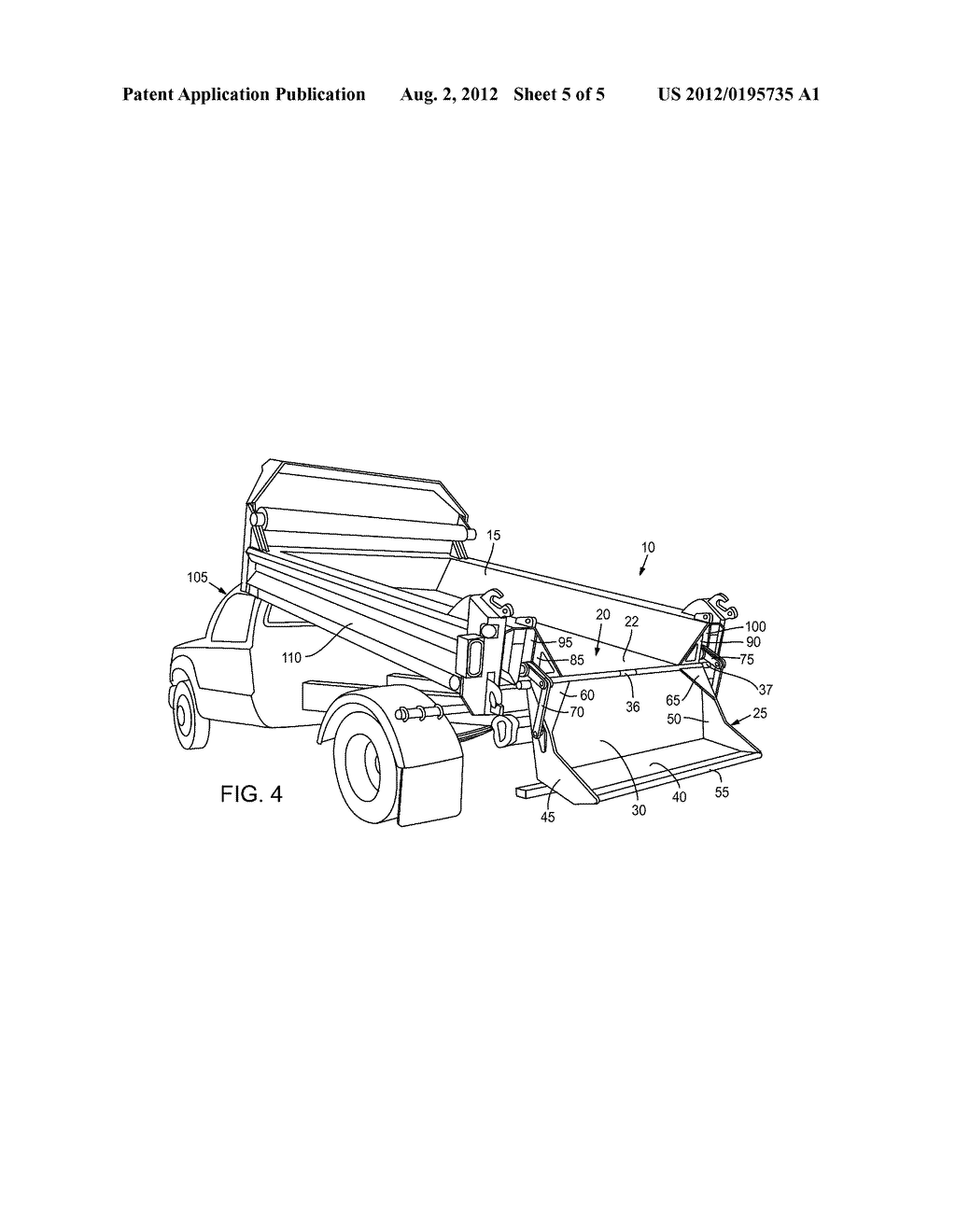 PIVOTING TAILGATE SHOVELING APPARATUS - diagram, schematic, and image 06