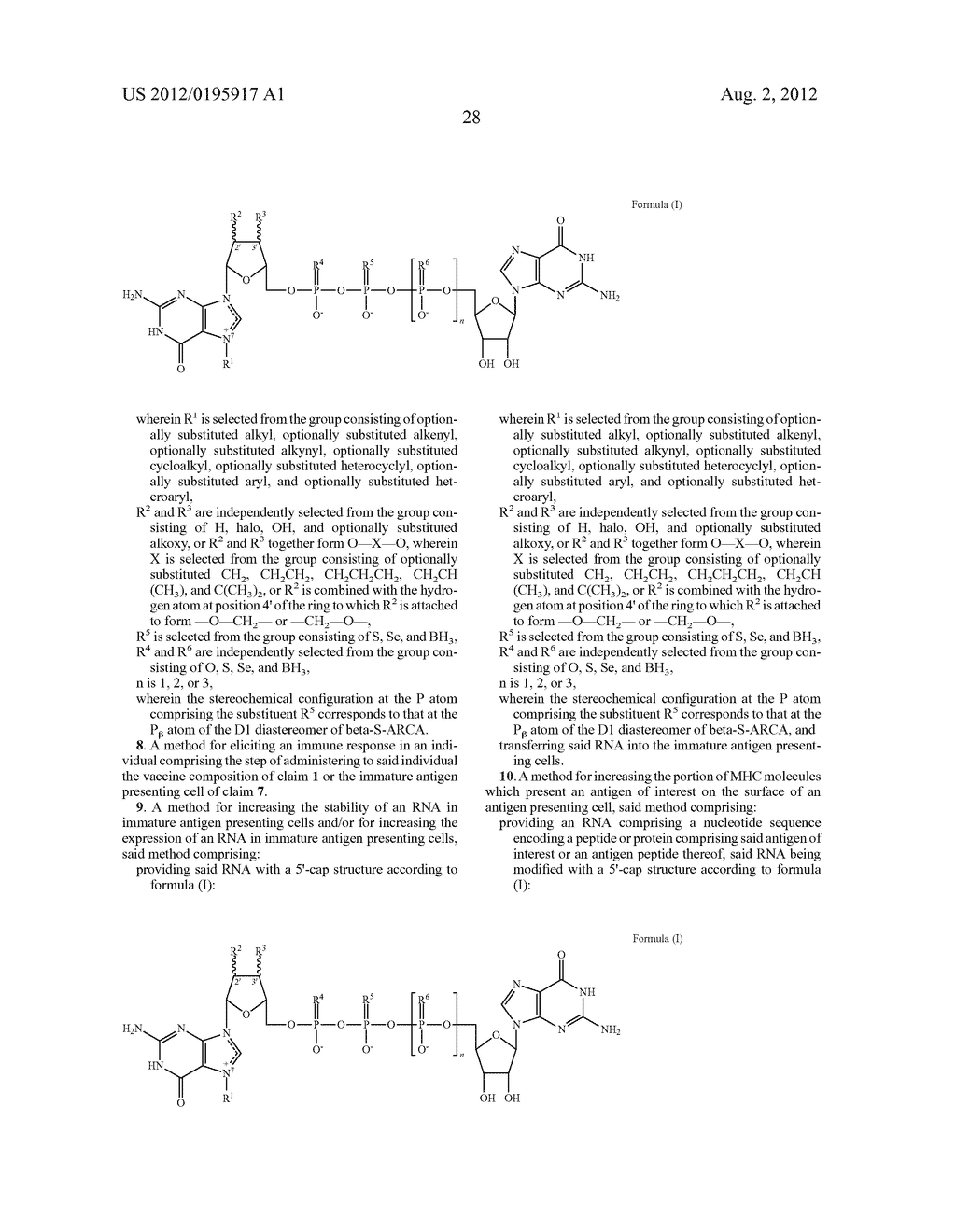 Vaccine Composition Comprising 5'-CAP Modified RNA - diagram, schematic, and image 36