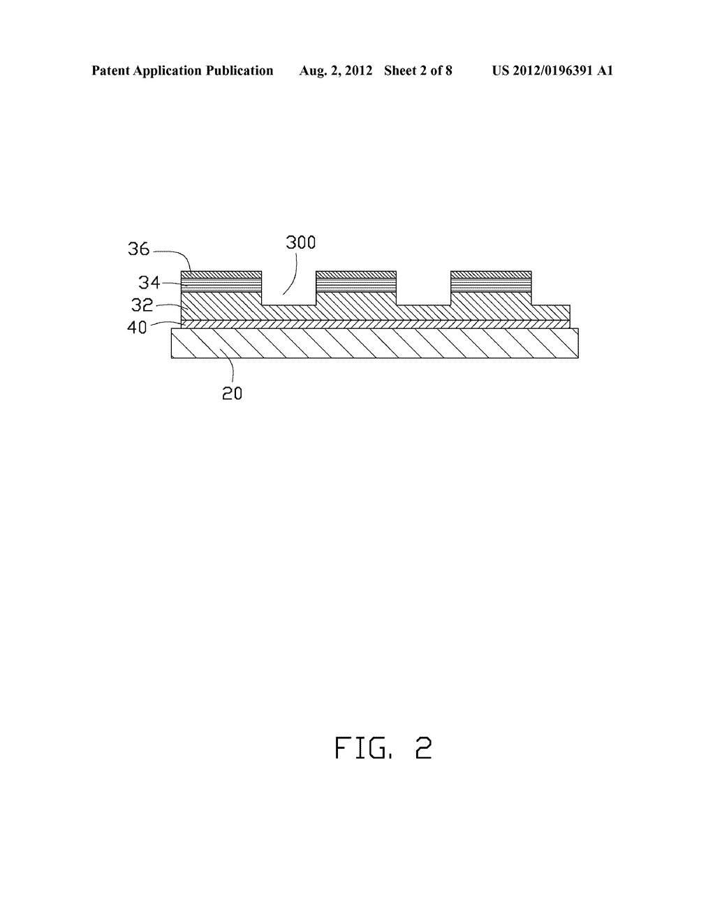 METHOD FOR FABRICATING SEMICONDUCTOR LIGHTING CHIP - diagram, schematic, and image 03