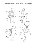 CLIP-ON GOLFING WEDGE HOLSTER diagram and image