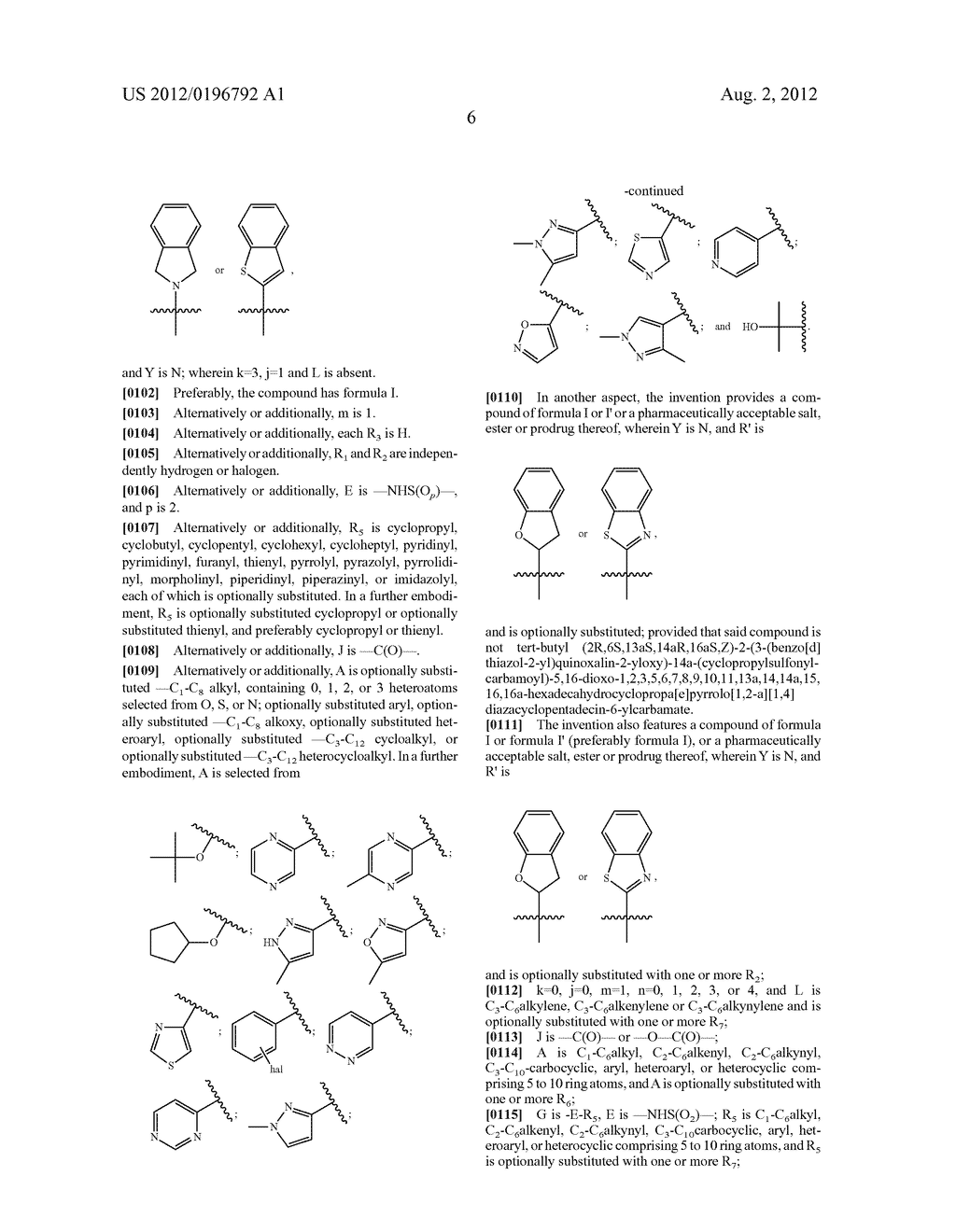 MACROCYCLIC HEPATITIS C SERINE PROTEASE INHIBITORS - diagram, schematic, and image 07