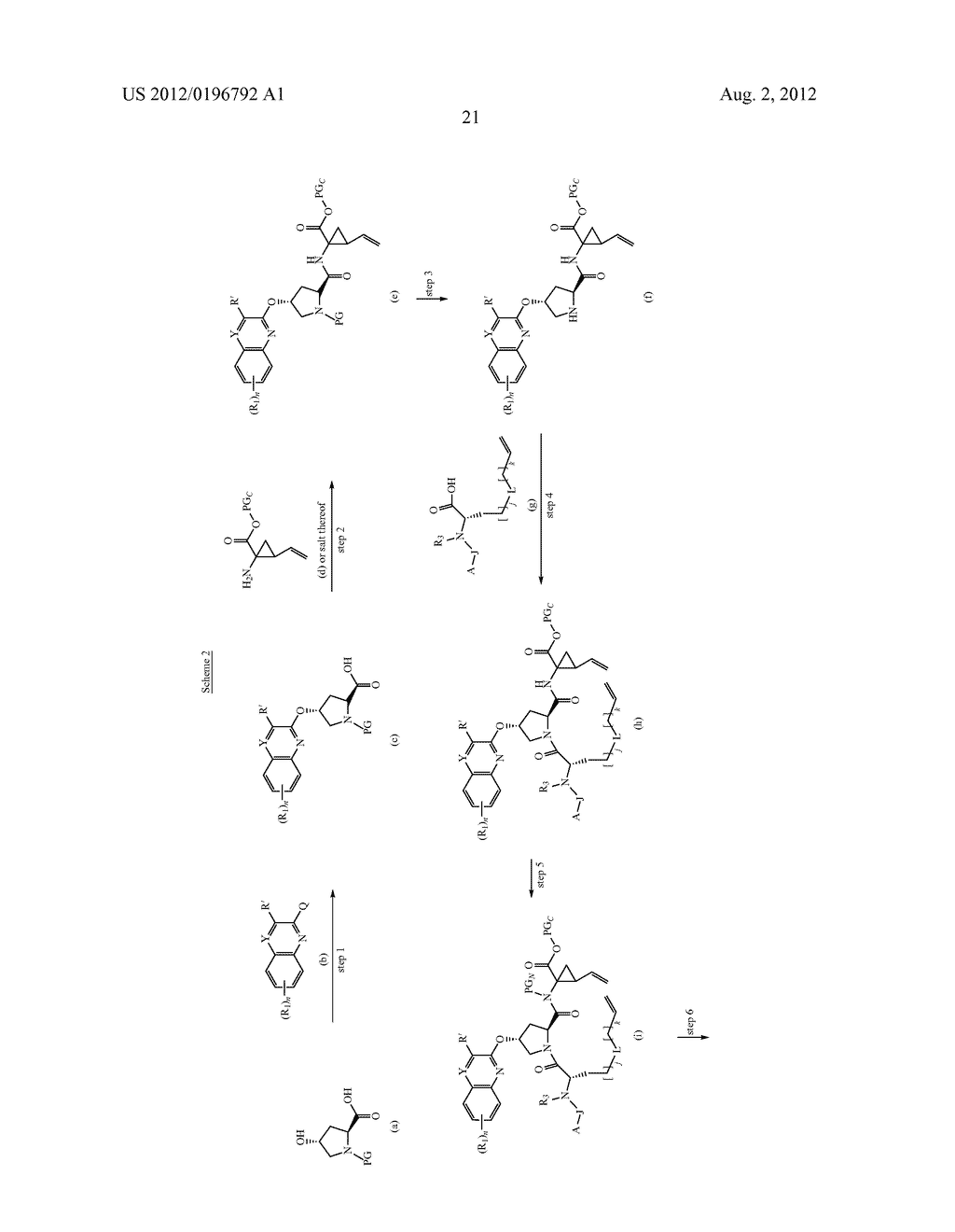 MACROCYCLIC HEPATITIS C SERINE PROTEASE INHIBITORS - diagram, schematic, and image 22