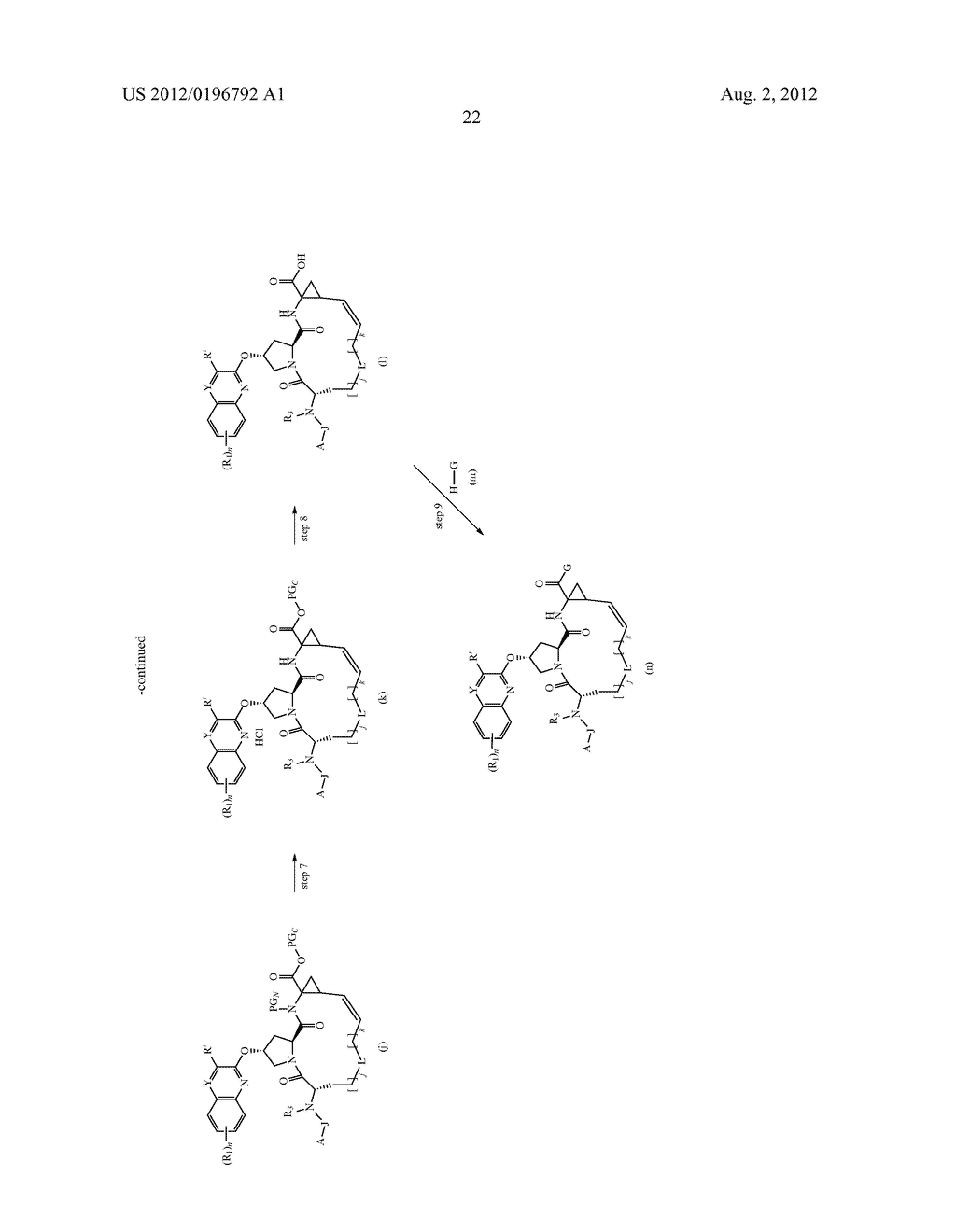 MACROCYCLIC HEPATITIS C SERINE PROTEASE INHIBITORS - diagram, schematic, and image 23