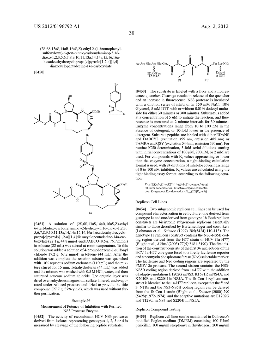 MACROCYCLIC HEPATITIS C SERINE PROTEASE INHIBITORS - diagram, schematic, and image 39