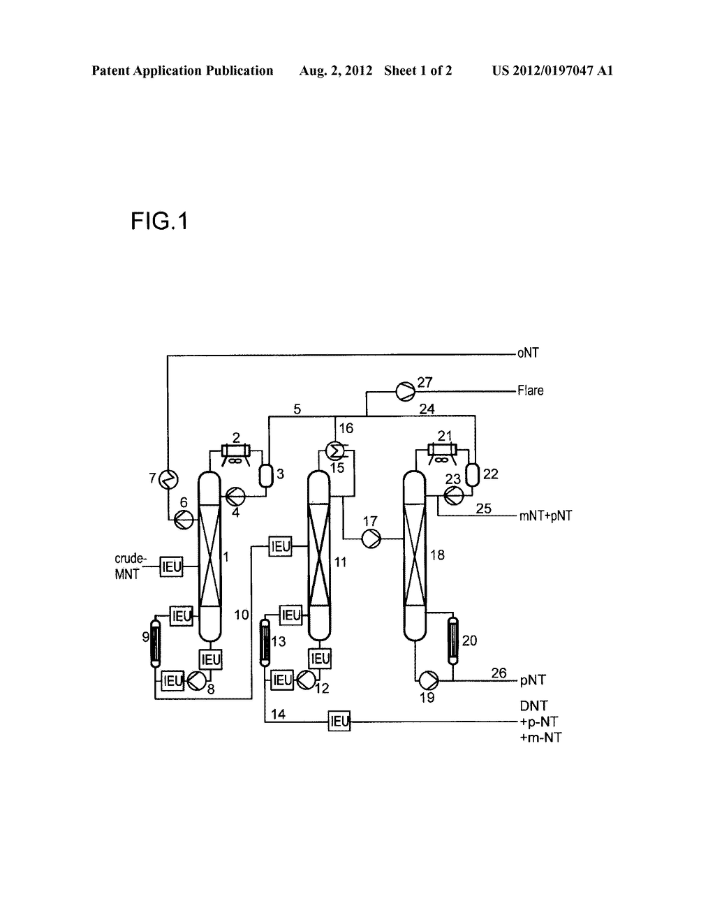 PREVENTION OF PRECIPITATION  FROM NITRATED AROMATIC CRUDE PRODUCTS - diagram, schematic, and image 02