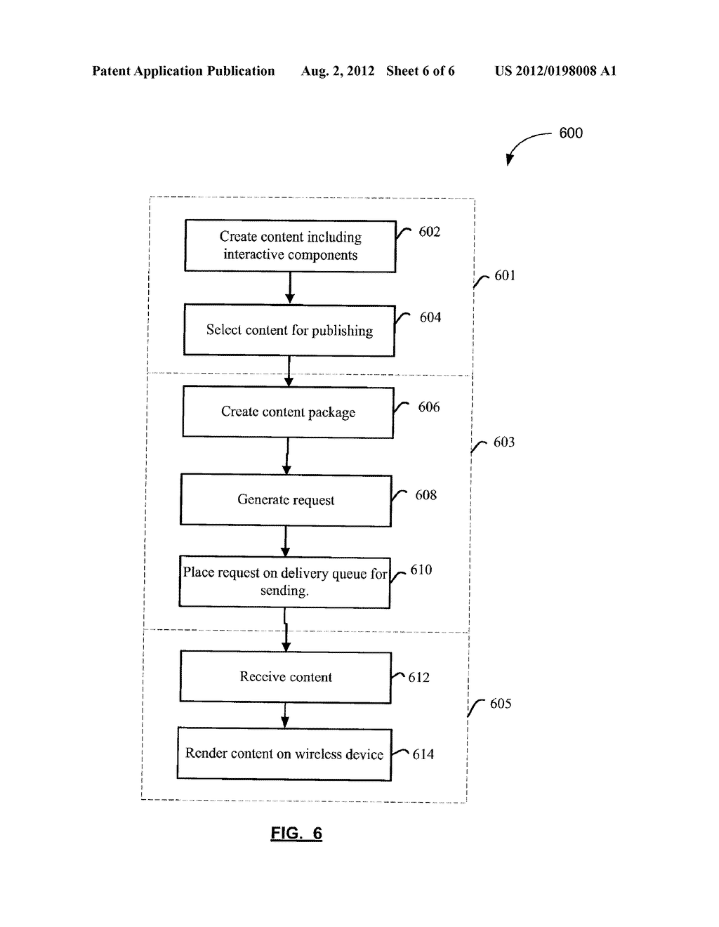 SYSTEM AND METHOD FOR EMBEDDING INTERACTIVE COMPONENTS WITHIN MOBILE     CONTENT - diagram, schematic, and image 07