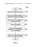 Method and apparatus for triggering workflow deployment and/or execution diagram and image