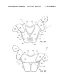 PROTECTIVE PADS INCLUDING TETHERS AND RELATED METHODS AND SYSTEMS diagram and image