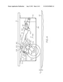 MOTORIZED CENTER WHEEL DEPLOYMENT MECHANISM FOR A PATIENT SUPPORT diagram and image