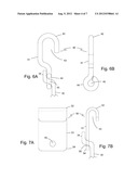 Offset hook and fastener system diagram and image