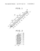 EXTRUDED HOLLOW SECTION, FORMING APPARATUS FOR FORMING SAME, AND METHOD     FOR FORMING SAME diagram and image