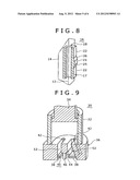 EXTRUDED HOLLOW SECTION, FORMING APPARATUS FOR FORMING SAME, AND METHOD     FOR FORMING SAME diagram and image