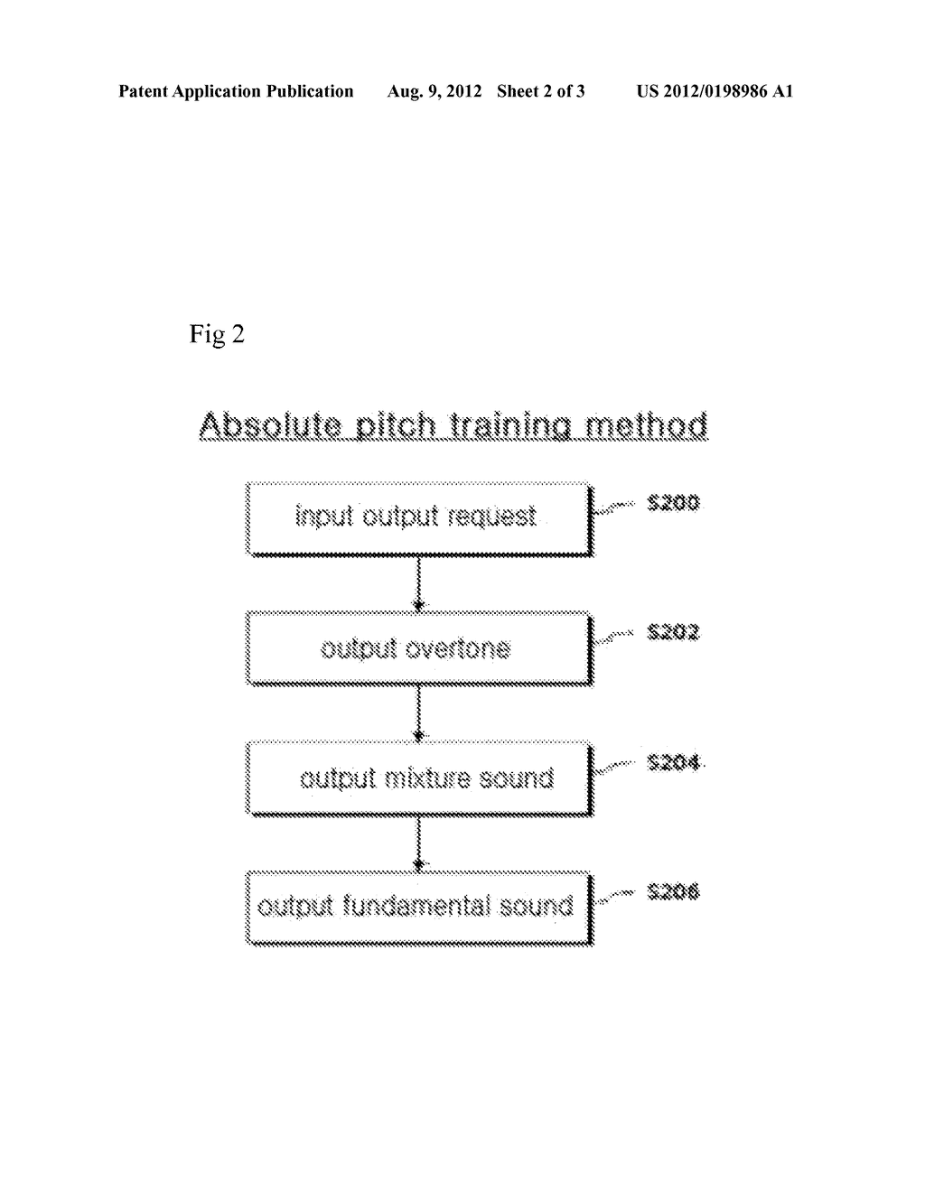 Method/Apparatus for training absolute pitch, electronic musical     instrument and sound source processing apparatus - diagram, schematic, and image 03