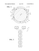 METHOD FOR MANUFACTURING A MATERIAL FOR CENTERING A RING WITHIN A GROOVE     OF A PISTON WHEN THE RING IS IN A FREE STATE diagram and image