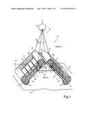 TRANSPORTABLE DEVICE FOR ESTABLISHING A COLONY OF INVERTEBRATES AND FOR     HARVESTING SAME, AND USE OF SAID DEVICE diagram and image