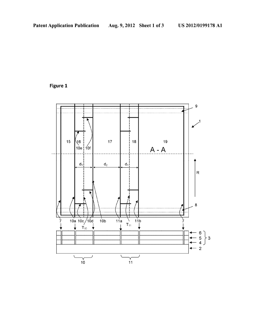 RAW MODULE FOR PRODUCING A THIN-FILM SOLAR MODULE, AND THIN-FILM SOLAR     MODULE - diagram, schematic, and image 02