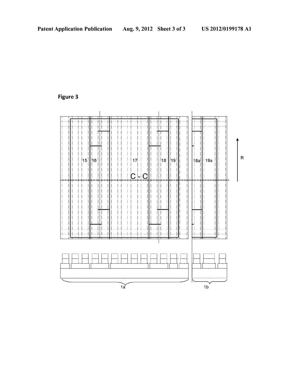 RAW MODULE FOR PRODUCING A THIN-FILM SOLAR MODULE, AND THIN-FILM SOLAR     MODULE - diagram, schematic, and image 04