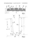 TIRE WITH ASYMMETRIC GROOVE BOTTOM FOR SHOULDER GROOVE diagram and image