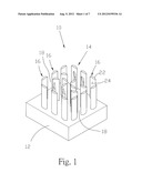 HEAT SINK WITH COLUMNAR HEAT DISSIPATING STRUCTURE diagram and image