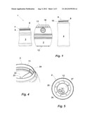 Device for cooling hot liquid food items to drinking temperature diagram and image