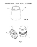 Device for cooling hot liquid food items to drinking temperature diagram and image