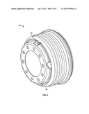 Brake Drum with Vent Hole and Cooling Scoop diagram and image