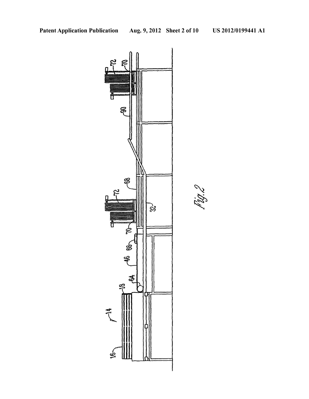 APPARATUS FOR TRANSPORTING FOOD PRODUCTS TO A LOADING HEAD - diagram, schematic, and image 03