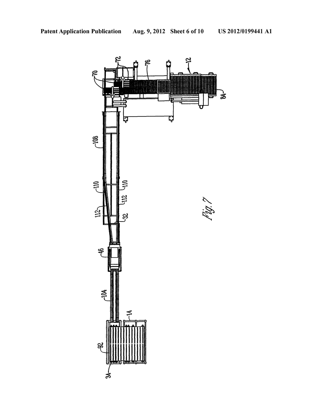 APPARATUS FOR TRANSPORTING FOOD PRODUCTS TO A LOADING HEAD - diagram, schematic, and image 07