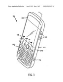 ELECTRONIC MOBILE DEVICE SEAMLESS KEY/DISPLAY STRUCTURE diagram and image