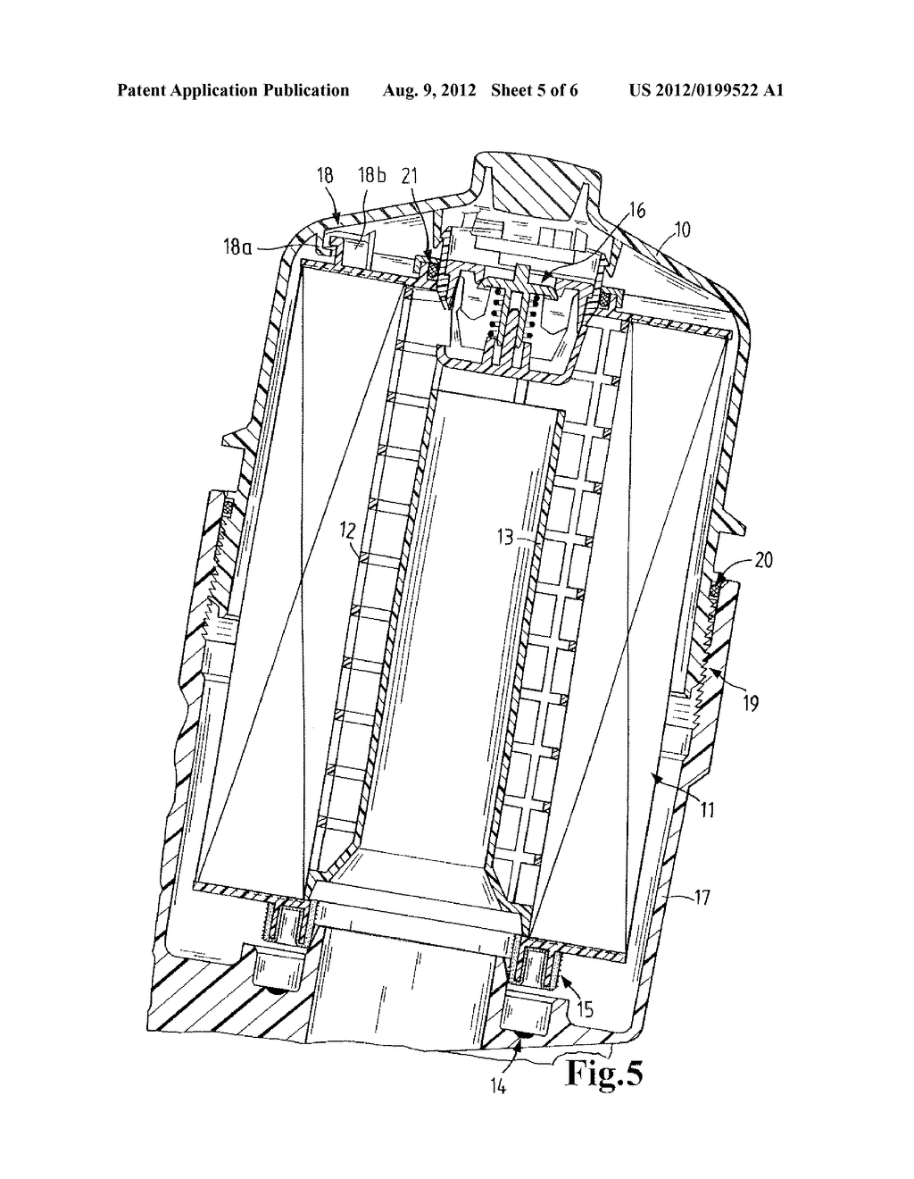 FILTER WITH BAYONET COUPLING TO COVER - diagram, schematic, and image 06