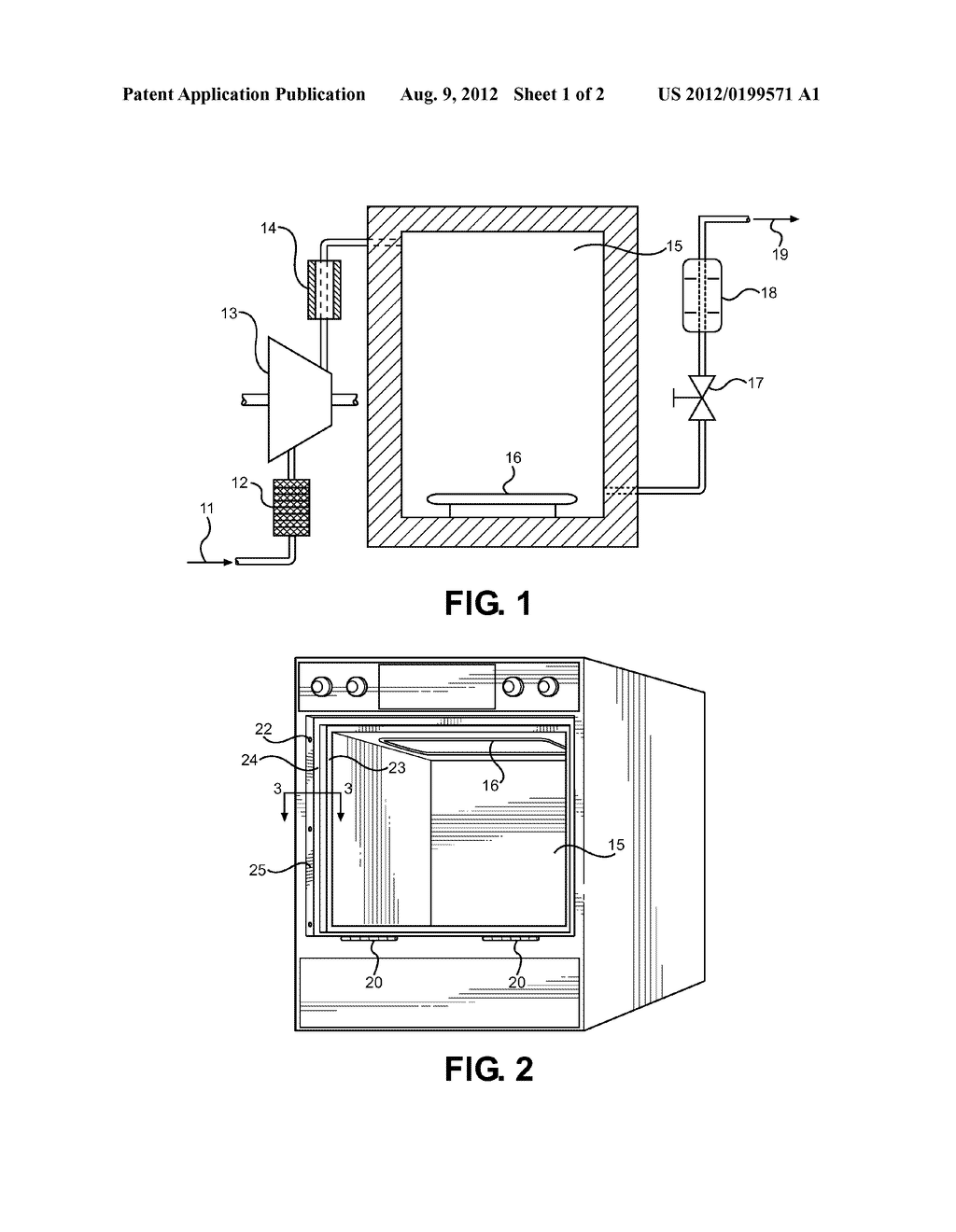 Pressurized Cooking Oven - diagram, schematic, and image 02