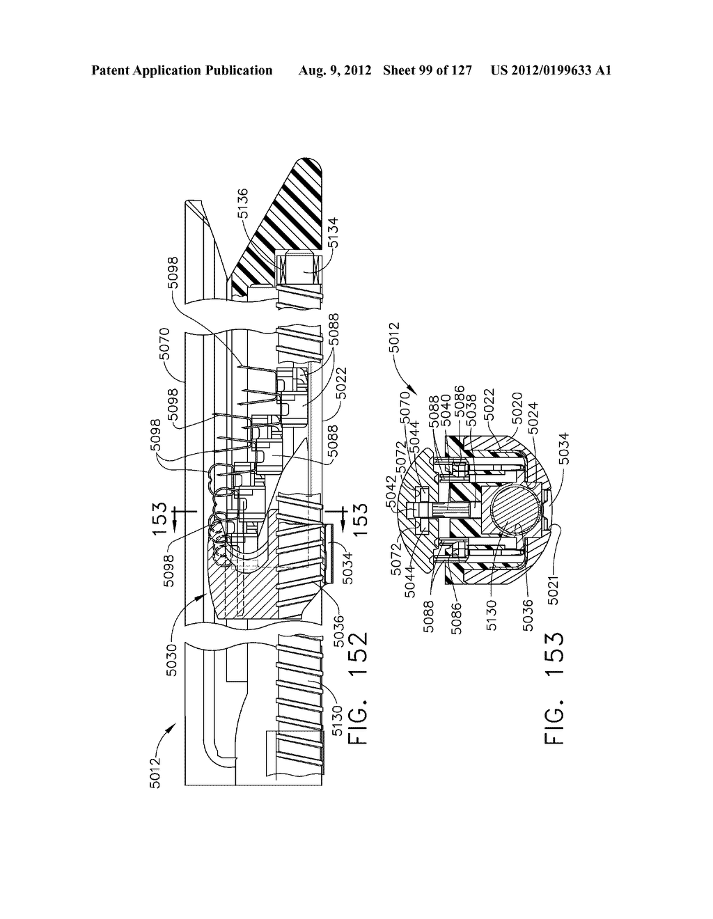 SURGICAL STAPLING INSTRUMENTS WITH CAM-DRIVEN STAPLE DEPLOYMENT     ARRANGEMENTS - diagram, schematic, and image 100