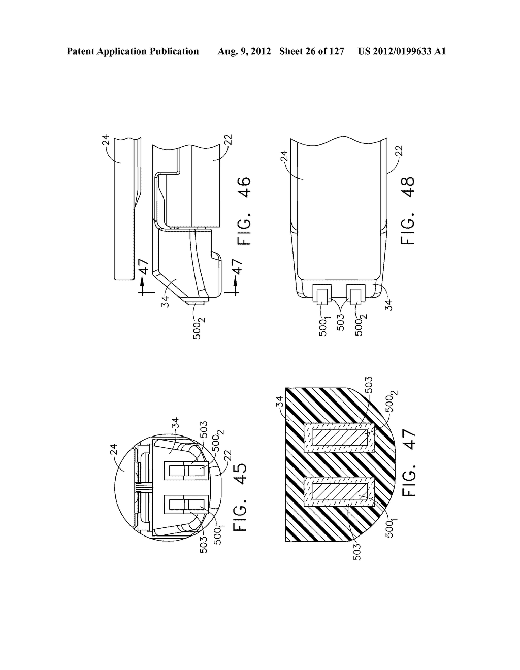 SURGICAL STAPLING INSTRUMENTS WITH CAM-DRIVEN STAPLE DEPLOYMENT     ARRANGEMENTS - diagram, schematic, and image 27