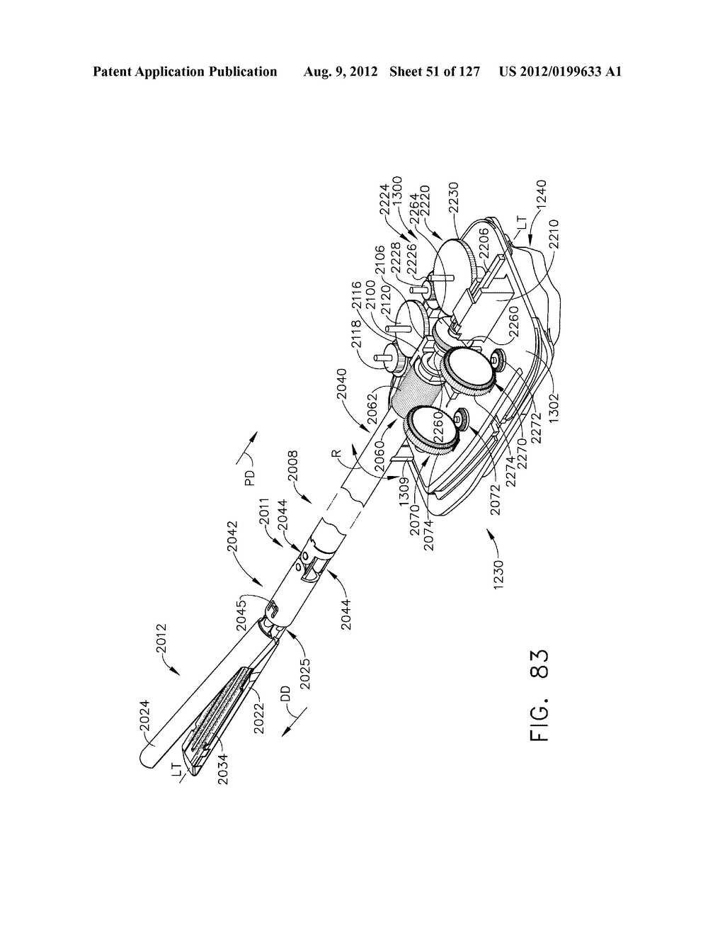 SURGICAL STAPLING INSTRUMENTS WITH CAM-DRIVEN STAPLE DEPLOYMENT     ARRANGEMENTS - diagram, schematic, and image 52