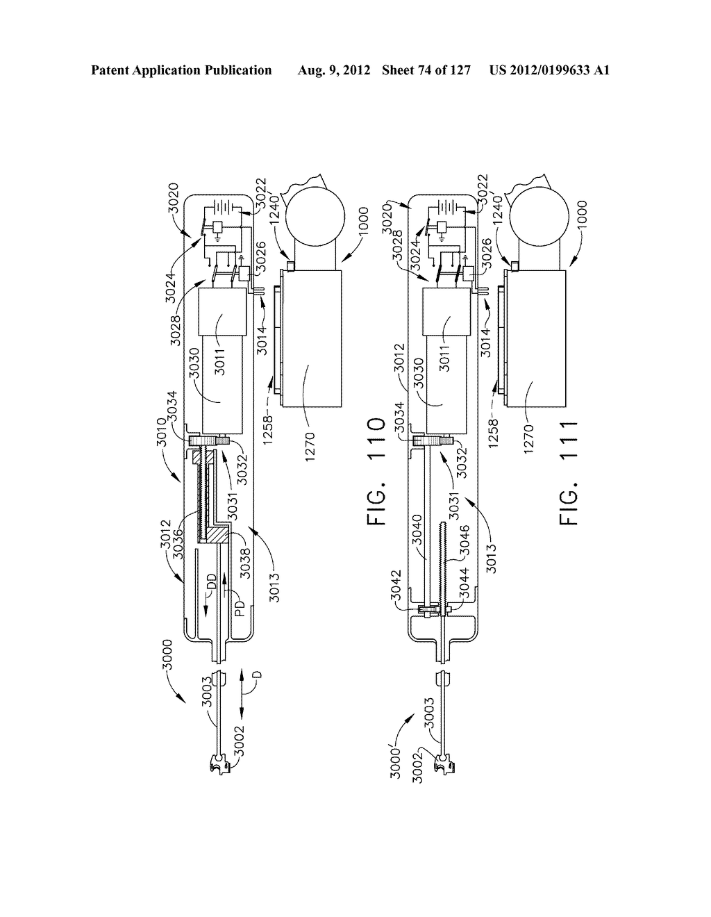 SURGICAL STAPLING INSTRUMENTS WITH CAM-DRIVEN STAPLE DEPLOYMENT     ARRANGEMENTS - diagram, schematic, and image 75