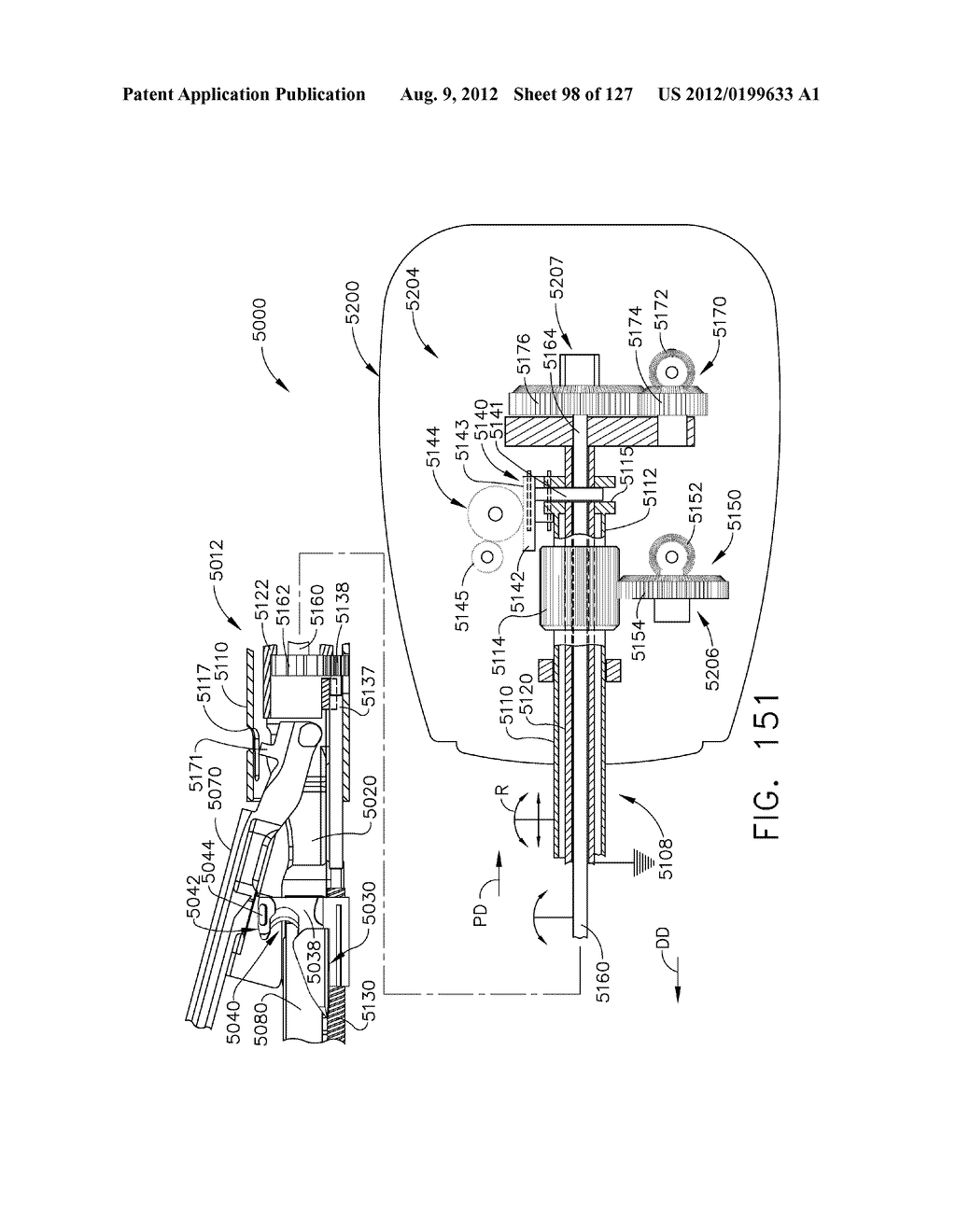 SURGICAL STAPLING INSTRUMENTS WITH CAM-DRIVEN STAPLE DEPLOYMENT     ARRANGEMENTS - diagram, schematic, and image 99