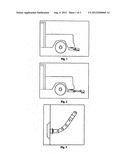 Electric controlled trailer hitch and link assembly alignment device diagram and image