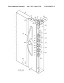 DOOR ASSEMBLY FOR STORAGE AND DISPENSING UNIT diagram and image