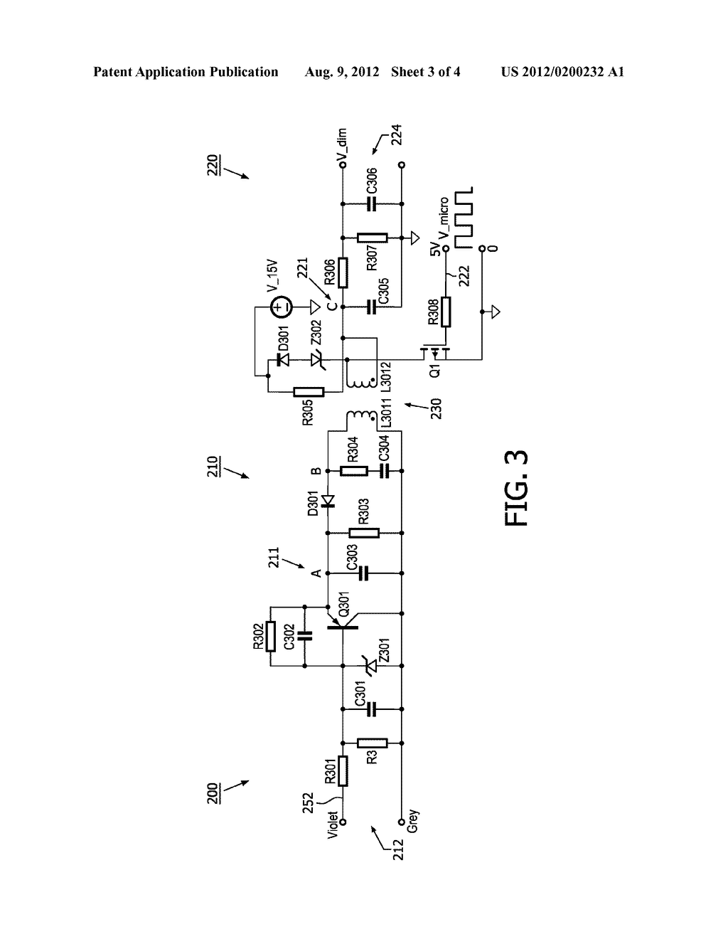 ELECTRONIC BALLAST WITH DIMMING CIRCUIT - diagram, schematic, and image 04