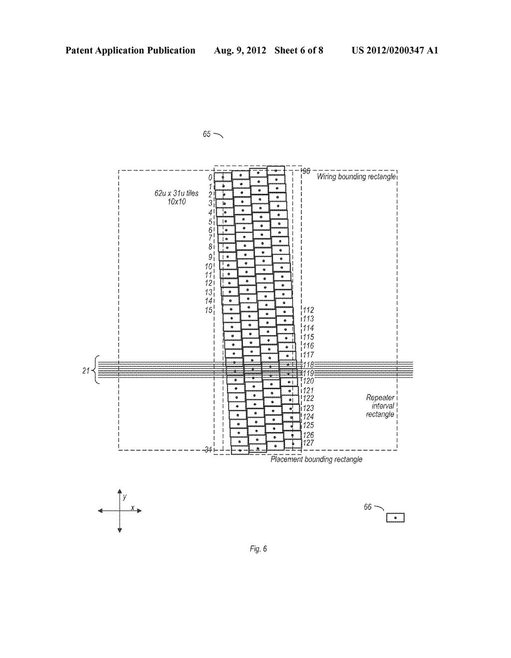 SKEWED PLACEMENT GRID FOR VERY LARGE SCALE INTEGRATED CIRCUITS - diagram, schematic, and image 07