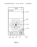 ELECTRONIC DEVICE WITH TOUCH SCREEN DISPLAY AND METHOD OF FACILITATING     INPUT AT THE ELECTRONIC DEVICE diagram and image