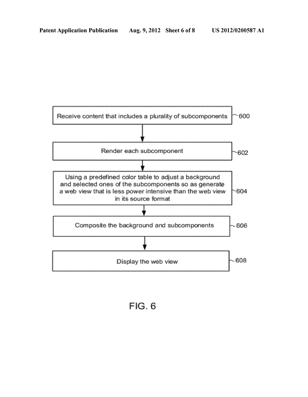 Method and Apparatus For Content-Based Reduction of Display Power - diagram, schematic, and image 07