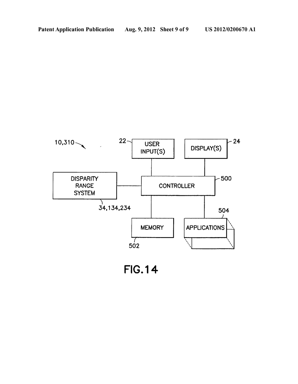 Method and apparatus for a disparity limit indicator - diagram, schematic, and image 10